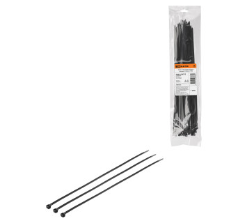 Хомут 3,6х250мм нейлон (черный) (100шт) TDM