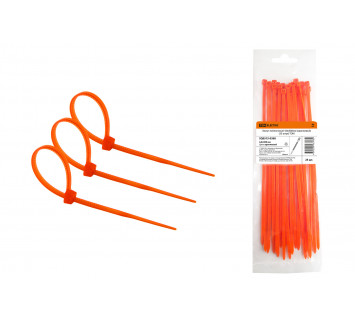 Хомут нейлоновый 4.8х300мм (оранжевый) (25 штук) TDM