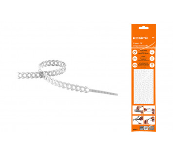 Стяжка белая ПУ многозвенная RS 10x300 (20 шт) TDM