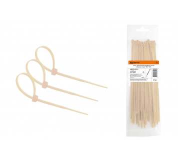 Хомут нейлоновый 4.8х400мм (сосна) (25 штук) серия 