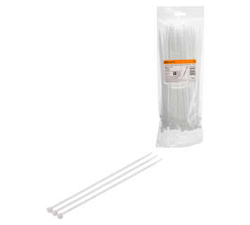 Хомут 3,6х200 мм морозостойкий (белый) (100 шт) TDM