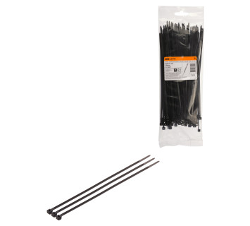 Хомут 3,6х200 мм морозостойкий (черный) (100 шт) TDM