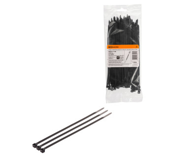 Хомут 4,8х200 мм морозостойкий (черный) (100 шт) TDM