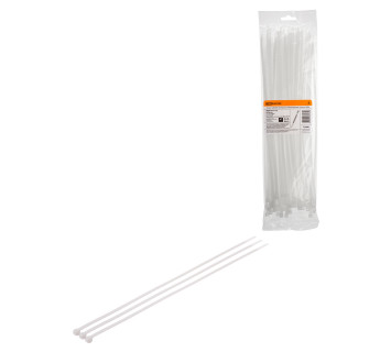 Хомут 4,8х350 мм морозостойкий (белый) (100 шт) TDM