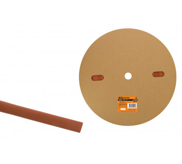 Термоусаживаемая трубка ТУТнг 10/5 красная (100 м/ролл) TDM