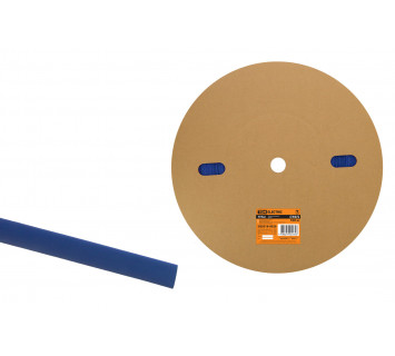 Термоусаживаемая трубка ТУТнг 10/5 синяя (100 м/ролл) TDM