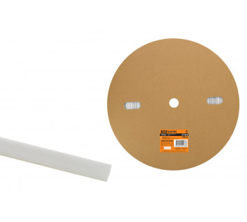 Термоусаживаемая трубка ТУТнг 12/6 белая (100 м/ролл) TDM