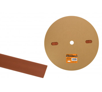 Термоусаживаемая трубка ТУТнг 16/8 красная (100 м/ролл) TDM