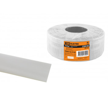 Термоусаживаемая трубка ТУТнг 50/25 белая (25 м/ролл) TDM