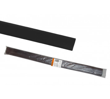 Термоусаживаемая трубка ТУТнг 14/7 черная по 1м (50 м/упак) TDM