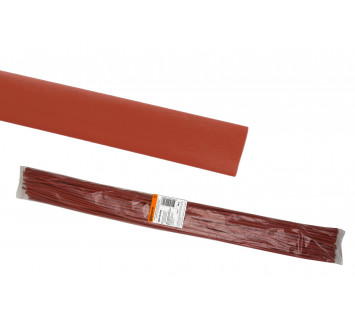 Термоусаживаемая трубка ТУТнг 20/10 красная по 1м (50 м/упак) TDM