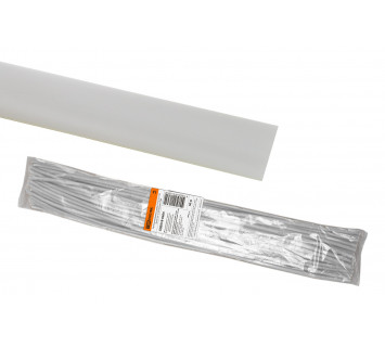 Термоусаживаемая трубка ТУТнг 25/12,5 белая по 1м (50 м/упак) TDM