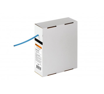 Термоусаживаемая трубка ТУТнг 4/2 синяя в коробке (10 м/упак) TDM