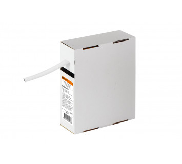 Термоусаживаемая трубка ТУТнг 8/4 белая в коробке (10 м/упак) TDM