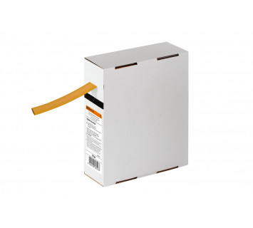 Термоусаживаемая трубка ТУТнг 10/5 желтая в коробке (10 м/упак) TDM