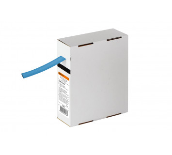 Термоусаживаемая трубка ТУТнг 10/5 синяя в коробке (10 м/упак) TDM