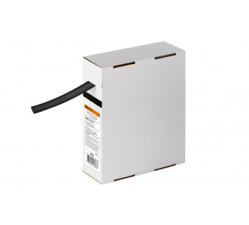 Термоусаживаемая трубка ТУТнг 10/5 черная в коробке (10 м/упак) TDM