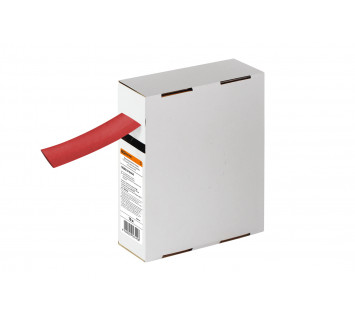 Термоусаживаемая трубка ТУТнг 20/10 красная в коробке (10 м/упак) TDM