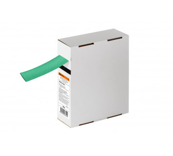 Термоусаживаемая трубка ТУТнг 20/10 зеленая в коробке (10 м/упак) TDM