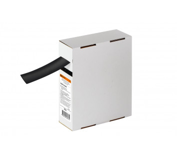 Термоусаживаемая трубка ТУТнг 20/10 черная в коробке (10 м/упак) TDM