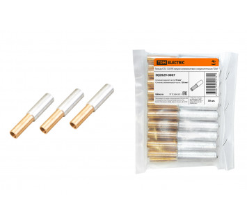 Гильза GTL-120/95 медно-алюминиевая соединительная TDM