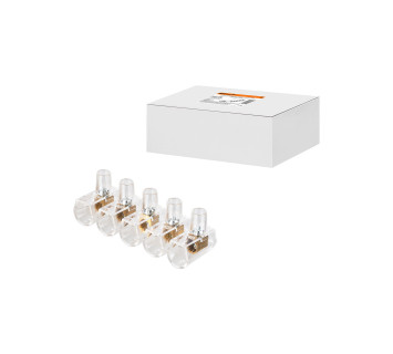 Клеммник концевой изолированный ККИ 4 мм2 (5х1) TDM