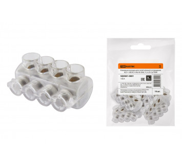 Клеммная колодка для сетей уличного освещения КСУ-1 (КЕ10.1) 4x(10-35AL /1,5-25 Cu) TDM