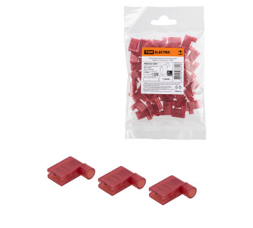 Разъем флажковый изолированный РФИ-М 1,5-6,3 (50 шт.) TDM