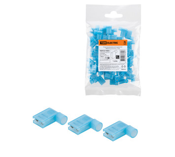 Разъем флажковый изолированный РФИ-М 2,5-6,3 (50 шт.) TDM