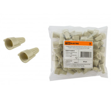 Соединительный изолирующий зажим СИЗ-Л-3 15 мм2 с лепестками белый (50 шт) TDM