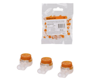 Соединительная клемма скотч-лок К-2, (d=0,4-0,9 мм), D=2,08 мм (50 шт) TDM