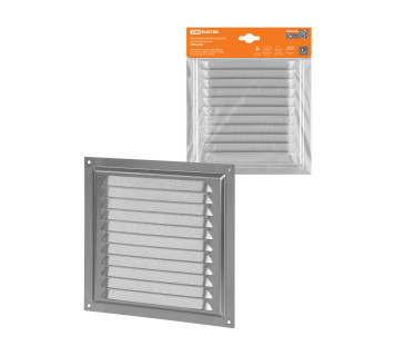 Решетка металл. 200х200, с оцинкованным покрытием, TDM