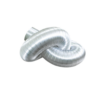 Воздуховод гофрированный алюминиевый ?90 TDM