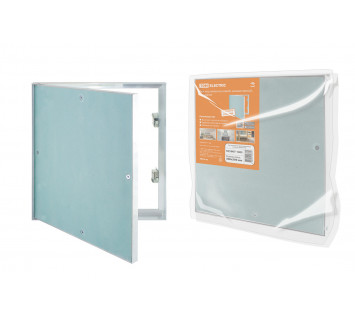 Люк под покраску короб, алюминиевый, нажимной, 300х300, TDM