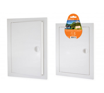 Люк ревизионный с ручкой 200х250, белый TDM