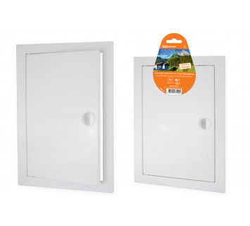 Люк ревизионный с ручкой 200х300, белый TDM