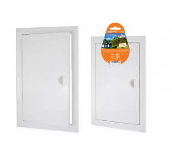 Люк ревизионный с ручкой 200х400, белый TDM