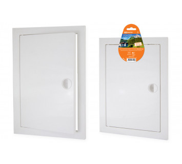 Люк ревизионный с ручкой 300х400, белый TDM