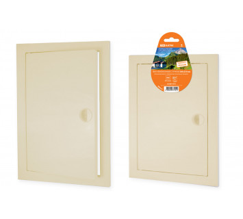 Люк ревизионный с ручкой 200х250, слоновая кость TDM