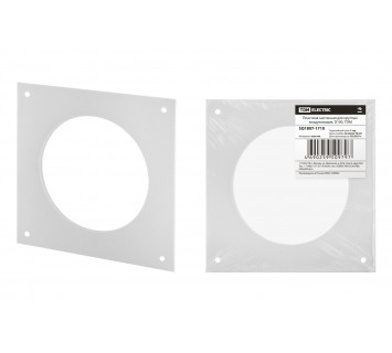 Пластина настенная для круглых воздуховодов, D100, TDM