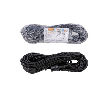 Удлинитель-шнур силовой народный ПВС 2200 Вт б/з, 30м, штепс. гнездо