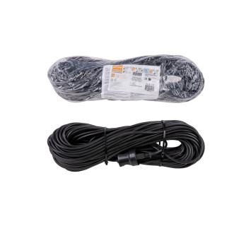 Удлинитель-шнур силовой народный ПВС 2200 Вт б/з, 40м, штепс. гнездо