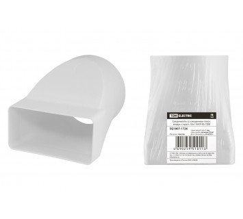 Соединитель со смещением плоск. воздух. с кругл. 55х110/D100, TDM