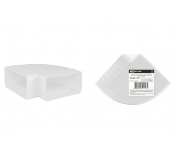 Соединительное колено горизонтальное 90 гр. для прямоугольных воздуховодов, 55х110, TDM