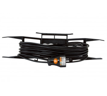 Удлинитель-шнур на рамке силовой народный ПВС 1300 Вт б/з, 20м, штепс. гнездо