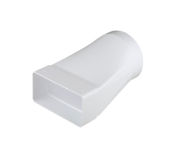 Соединитель со смещением плоск. воздух. с кругл. 60х120/D100, TDM