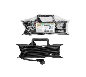 Удлинитель-шнур на рамке силовой народный ПВС 4000 Вт с/з, 20м, штепс. гнездо