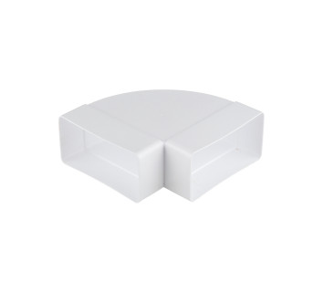 Соединительное колено горизонтальное 90 гр. для прямоугольных воздуховодов, 60х120, TDM