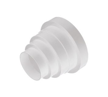 Редуктор для круглых воздуховодов универсальный эксцентриковый, D80/100/120/125/150/160, TDM