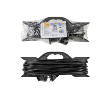 Удлинитель-шнур на рамке силовой народный ПВС 3500 Вт б/з, 30м, штепс. гнездо